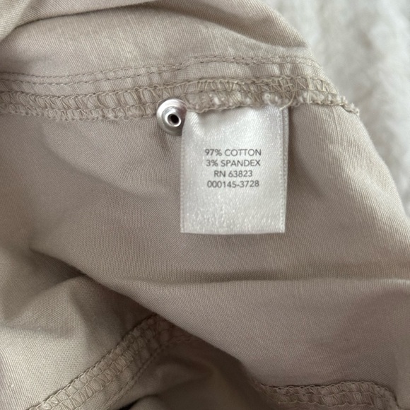 Casual Khaki Christopher & Banks Capris - Picture 9 of 9